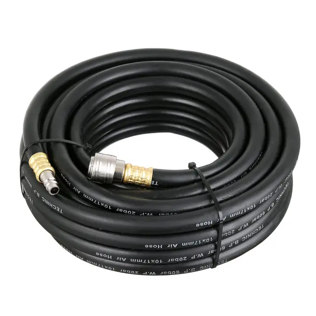 TC TECHNIC Profi Schlauch 10m Luftschlauch für Kompressor 10mm Druckluft-Schlauch