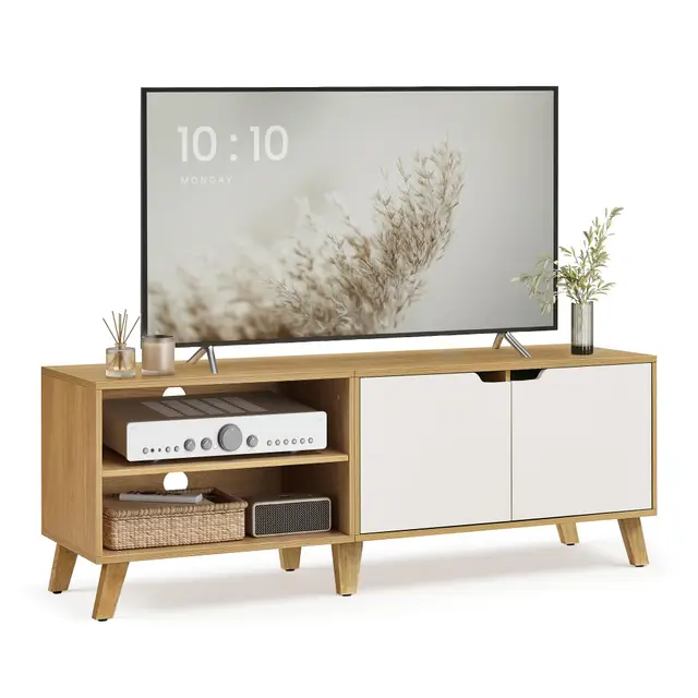 vasagle tv-schrank 140cm rustikal