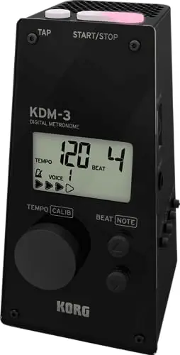 korg kdm-3 digitales metronom schwarz