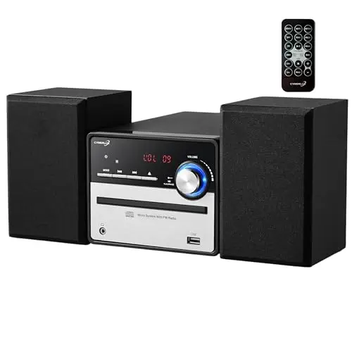 Cyberlux Retro Kompaktanlage CD/MP3/FM USB Stereo