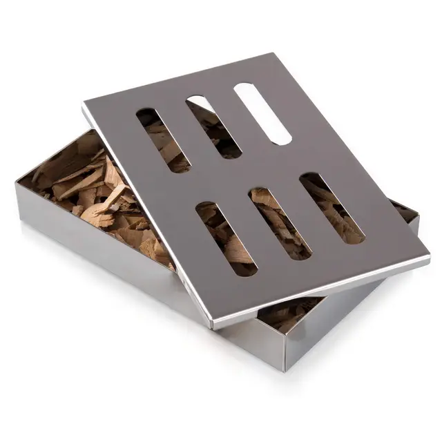 blumtal räucherbox edelstahl smokerbox