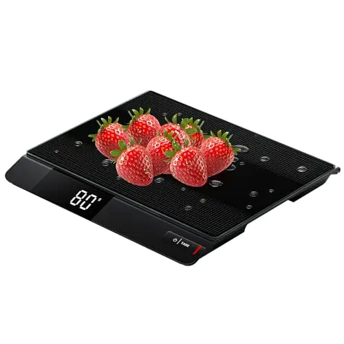 UNIWEIGH Postwaage 15kg/33lb,Küchenwaage mit 0.1 oz Genauigkeit,Digitale Lebensmittelwaage Gewicht Gramm und Unzen Zum Backen/Kaffee/Porto/Versand,Briefwaage mit Tara,LCD-Anzeige,Auto Abschaltung
