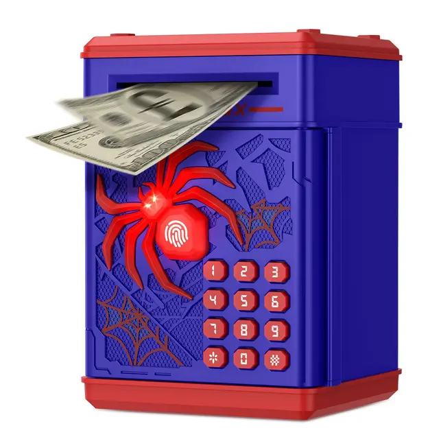 yellcetoy spider spardose kindersafe