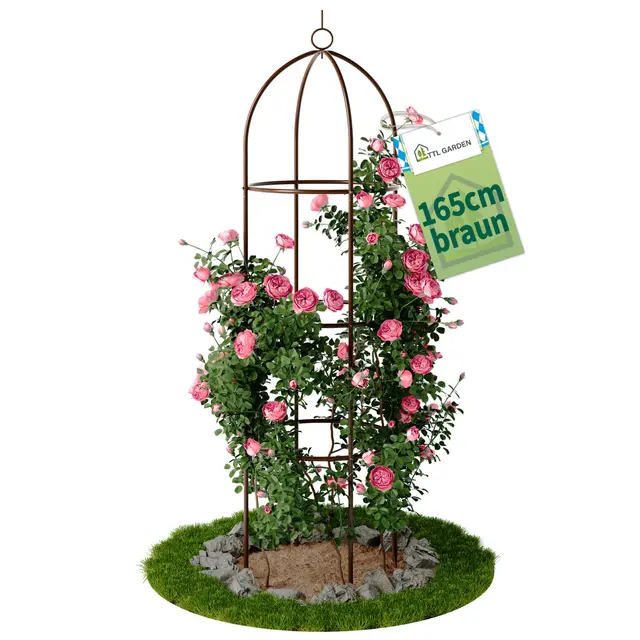 ttl garden obelisk rankhilfe l 165x40cm