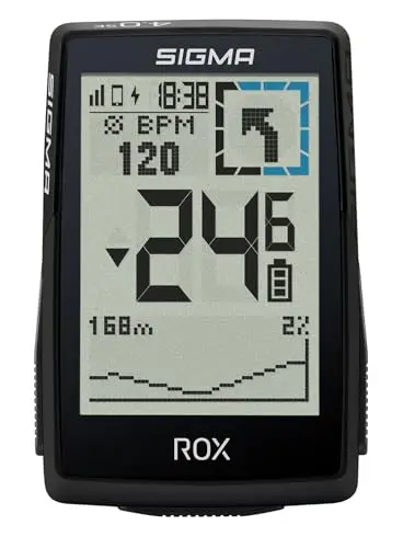 SIGMA ROX 4.0 SE| Special Edition |Fahrradcomputer kabellos GPS & Navigation inkl. OVERCLAMP Butler | Outdoor GPS Navigation mit Höhenmessung | Farbe Schwarz | E-Bike kompatibel