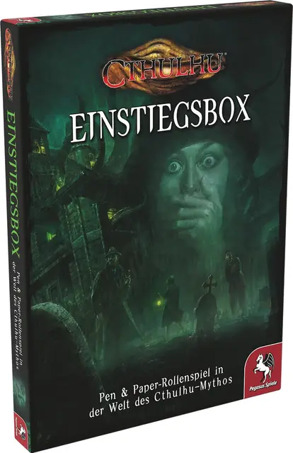 Cthulhu Einstiegsbox, 24 cm x 3 cm x 31.2 cm, grün