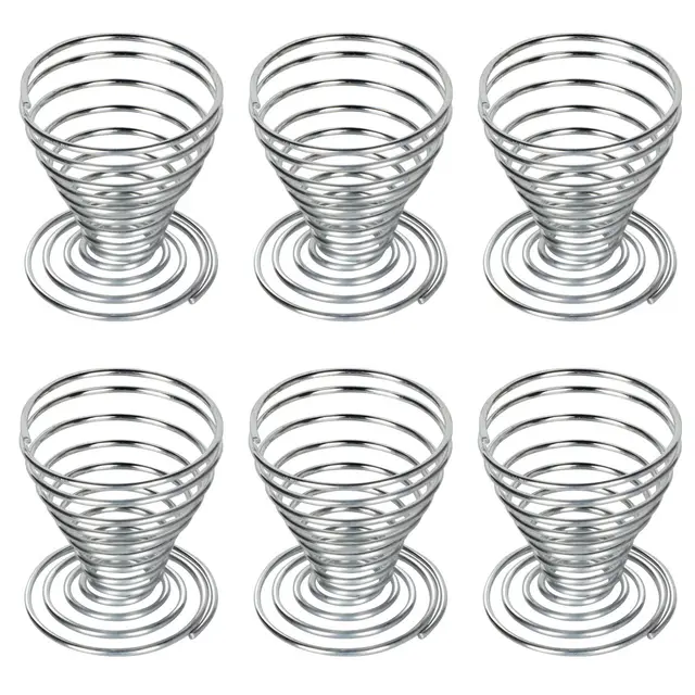 trixes 6x edelstahl eierbecher