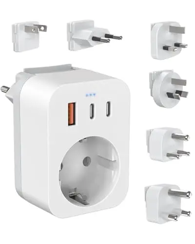 anvode adaptateur mondial 6 stecker