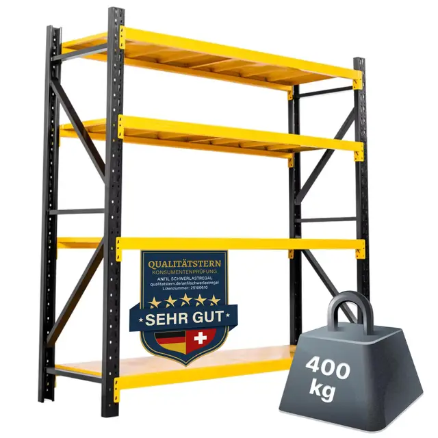 anfil schwerlastregal 200x50x200 cm