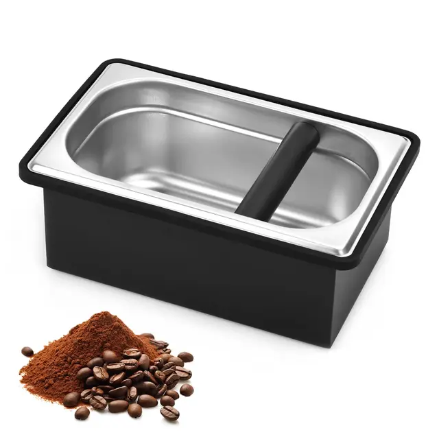 LYHLYA Edelstahl Espresso-Klopfbox