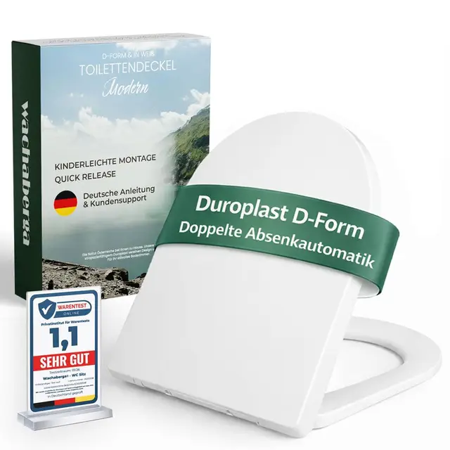 wachaberga wc-sitz d-form duroplast