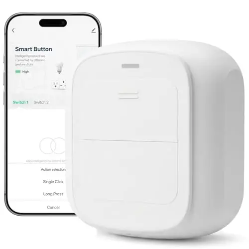 Intelligente Taste Smart Button 2-Wege-Mehrzweck-Steuerknopf 2-Key 2-Way Control, Customized Actions, Lighting Control, via Smart Life APP