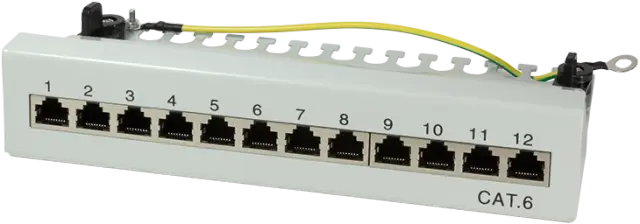 LogiLink Patchpanel Cat6 12-Port