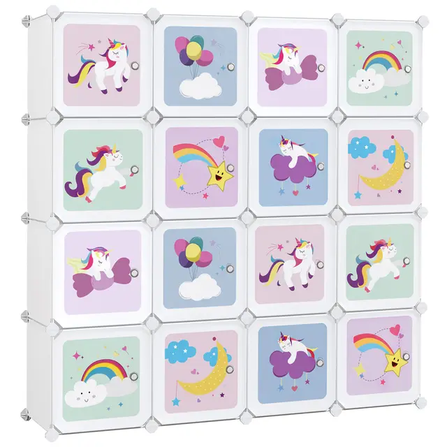 SONGMICS Système à 16 cubes