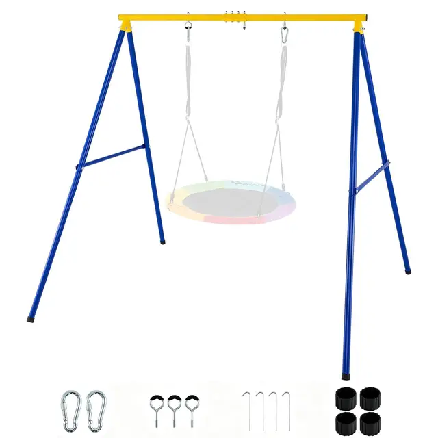 dreamade schaukelgestell outdoor metall