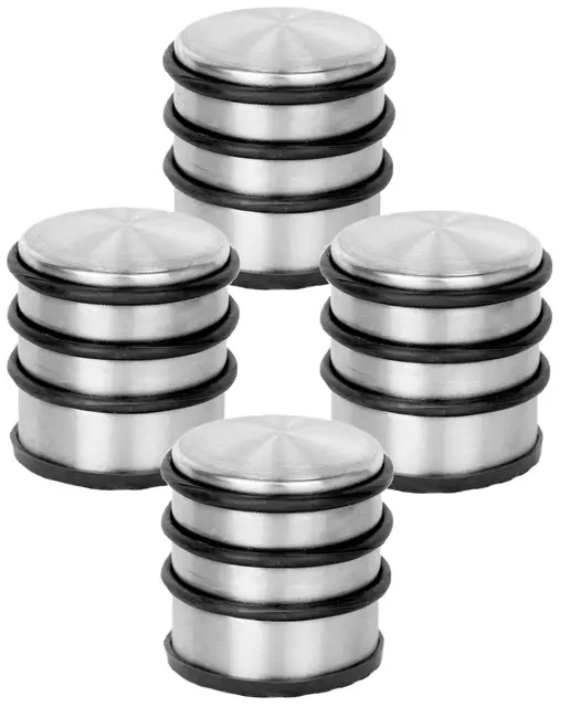 hrb edelstahl türstopper set 4x