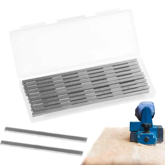 Simsky 82mm HSS Hobelmesser, 10er Set Wendemesser SY-29