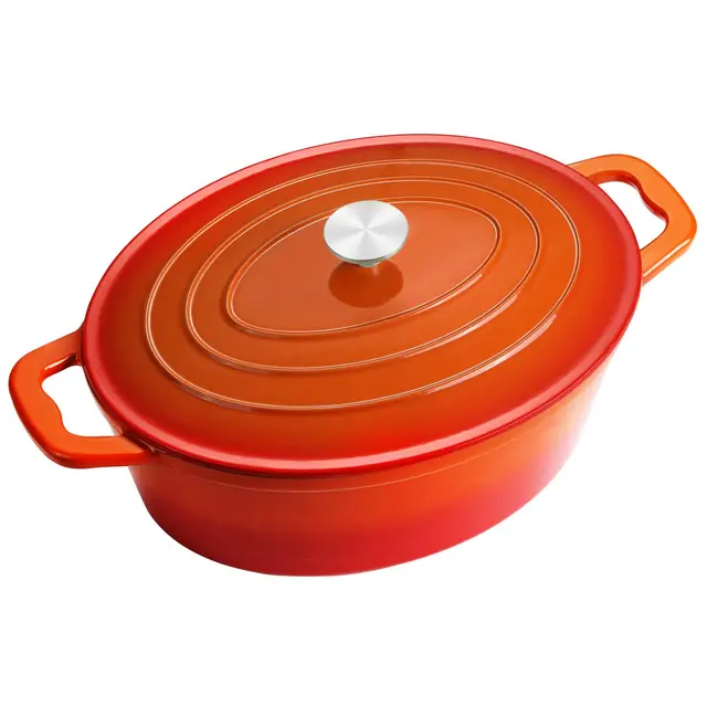 nsirons gusseisen bräter oval 7.6l