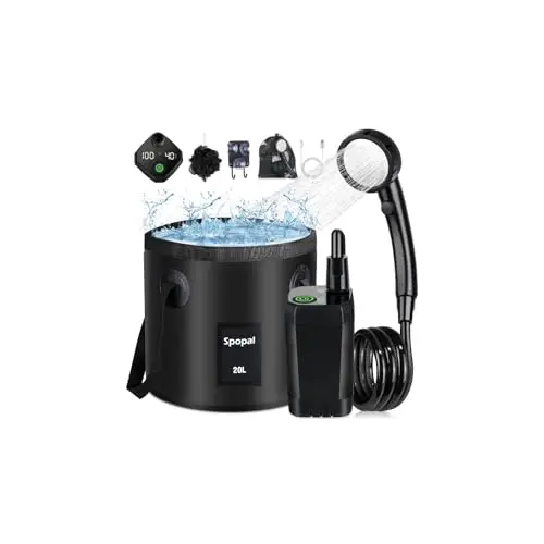 spopal campingdusche tragbar 20l eimer