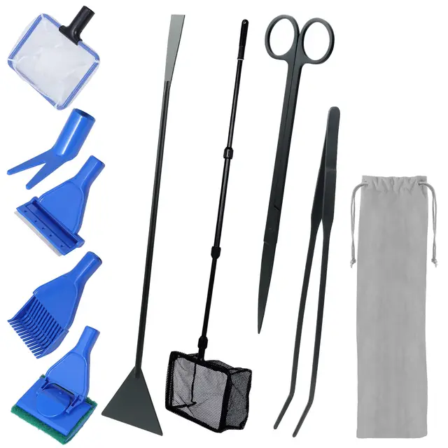 moendergo 9-in-1 aquarium-reinigungsset