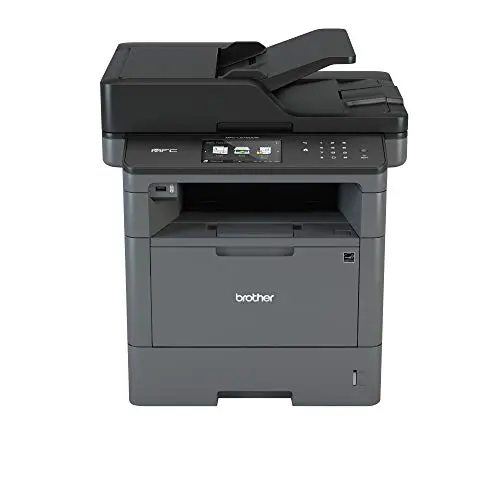 Brother MFCL5750DW Multifunktions-Laserdrucker mit Fax, Schwarz-Weiß, 40 Seiten/Min., Kabelnetzwerk, Wi-Fi, automatischer beidseitiger Druck, Kopie und Scan, Display (Generalüberholt)