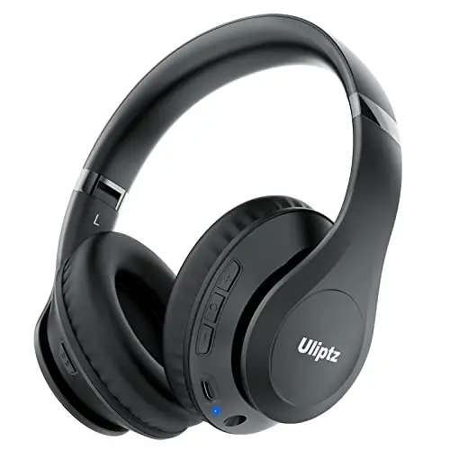 Uliptz Bluetooth Kopfhörer Over Ear, 65 Stunden Spielzeit, 6 EQ-Modi, HiFi-Stereo, faltbar, Bluetooth 6.0