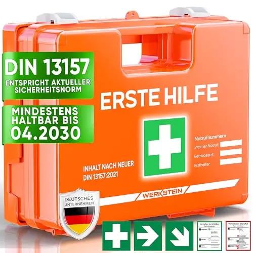 WERKSTEIN DIN 13157 Erste Hilfe Kasten