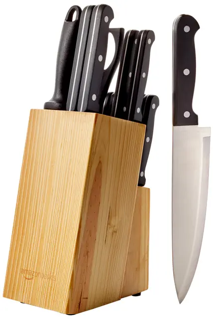 amazon basics messerblock set 14 stück
