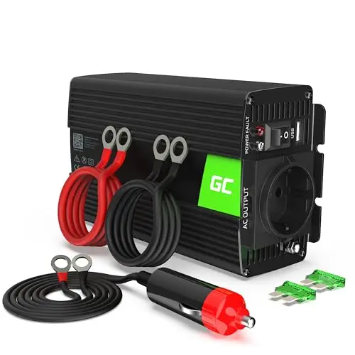Green Cell 600W Wechselrichter 12V auf 230V Reiner Sinus