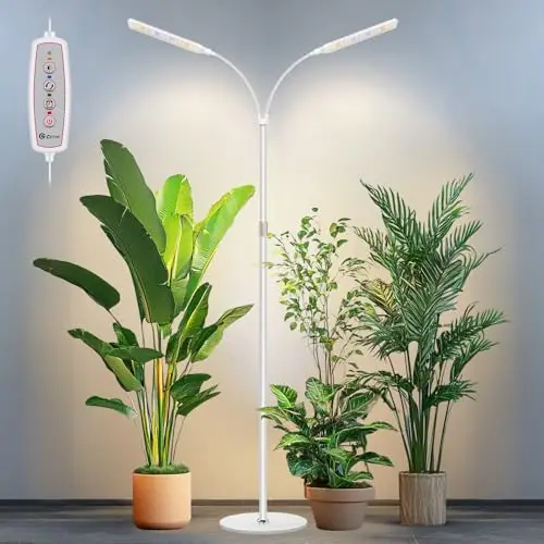 kullsinss pflanzenlampe 2-kopf led