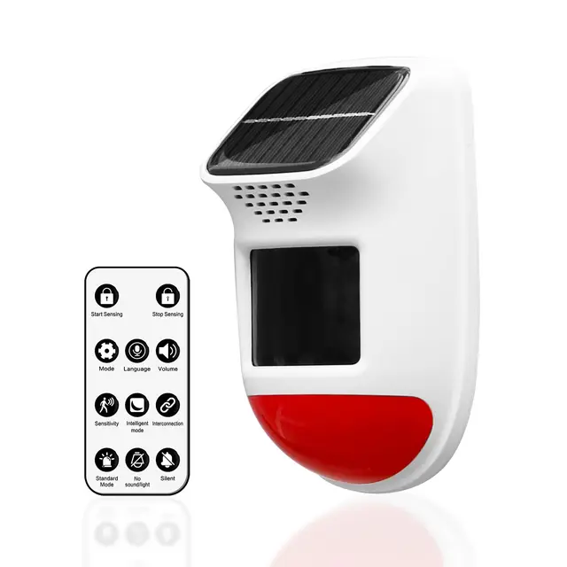TONSHAN Solar-Bewegungsmelder-Alarm CT25