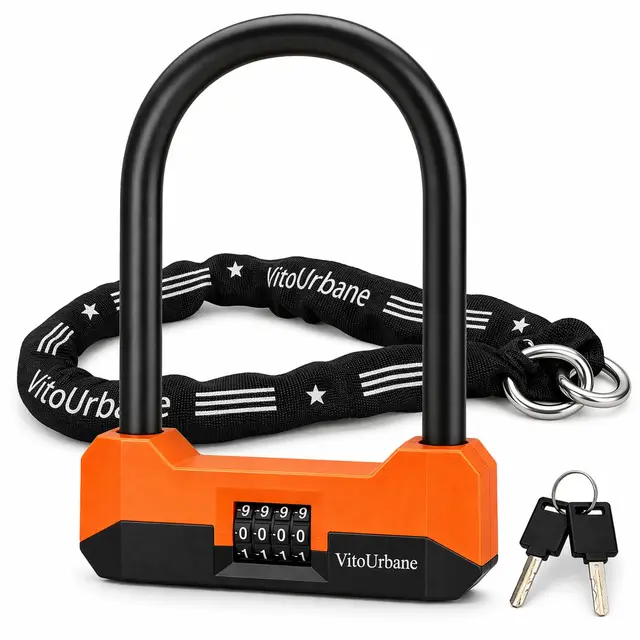 VitoUrbane 2-in-1 Fahrradschloss Set