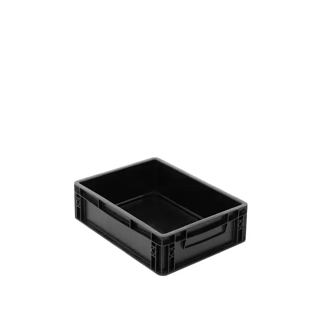 BOXIO SOLO UP Aufbewahrungsbox 40×30×12 cm Schwarz