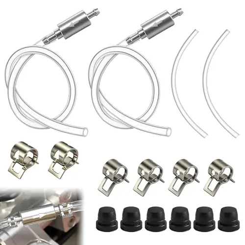 Bremsenentlüftungsschlauch,Kupplung Blutschlauch Werkzeug Kit,Motorrad Auto Kupplungsbremsen-Entlüftungsschlauch Brake Bleeding Kit One Way Valve Tube Bleeding Tools für Motorrad und PKW