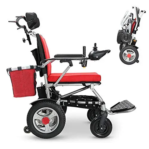 Zusammenklappbarer, elektrisch betriebener Rollstuhl, leichter, tragbarer Smart Chair, persönlicher Mobilitätsroller-Rollstuhl, unterstützt 265 Pfund