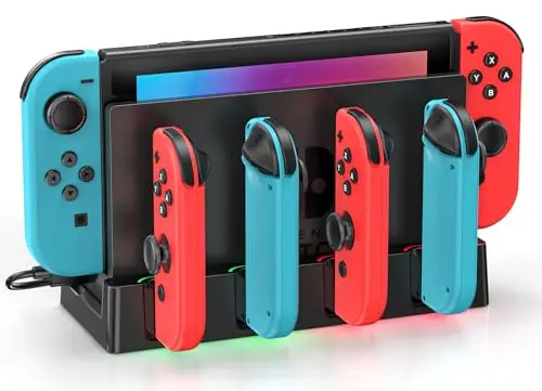 Rysker Joycon Ladestation für Nintendo Switch