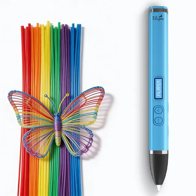 filapen premium 3d stift set blau