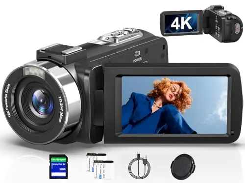 PITIKI 4K Camcorder mit IR Nachtsicht