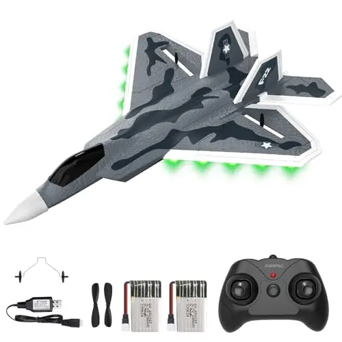 deerc f22 raptor 2ch rc flugzeug