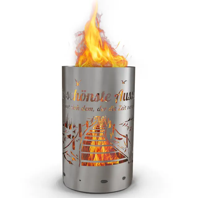 tiko-design feuertonne feuerkorb strand