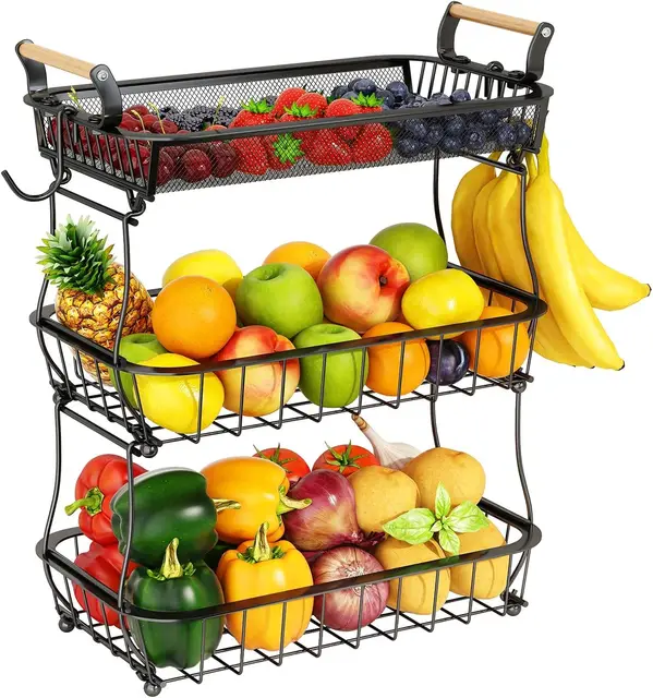 miyawell obstkorb 3 ebenen