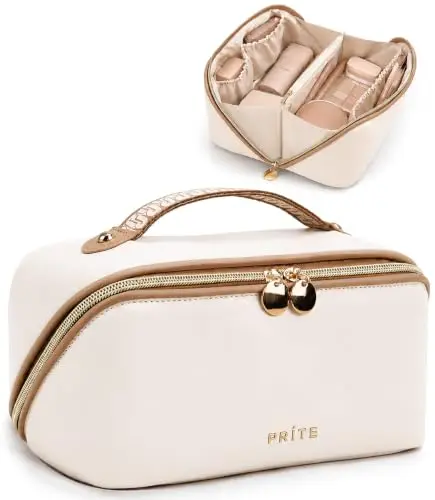prite kosmetiktasche beige wasserfest
