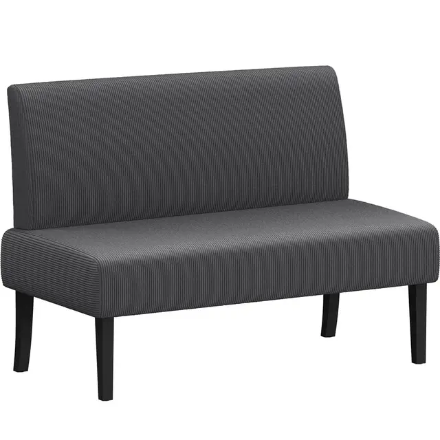 yaheetech 2-sitzer küchensofa cordstoff