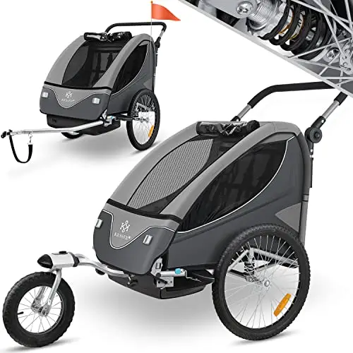 KESSER 360° Kinderfahrradanhänger