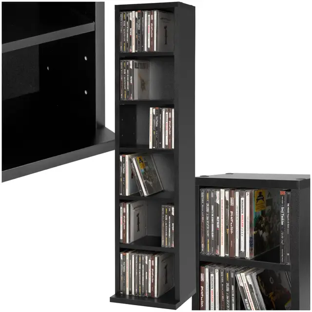 tectake cd regal wandmontage 102 cds