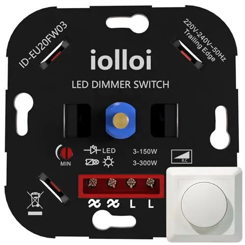 iolloi unterputz drehdimmer