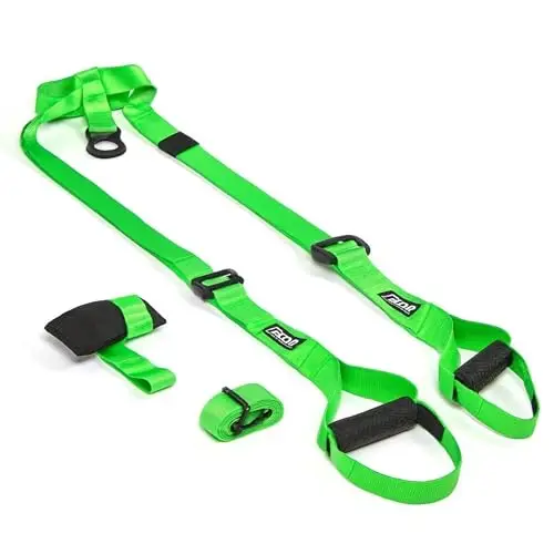 TOOLZ Schlingentrainer mit Türverankerung – Sling Trainer Set für effektives Ganzkörpertraining – Widerstandstraining für Zuhause & Outdoor – Mit Transportbeutel & Verlängerungsgurt