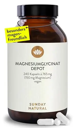 SUNDAY NATURAL Magnesium Bisglycinat Kapseln