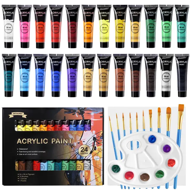 artkunst 24x36ml acrylfarben-set