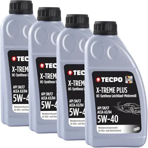 tecpo x-treme plus 5w40 4l motoröl